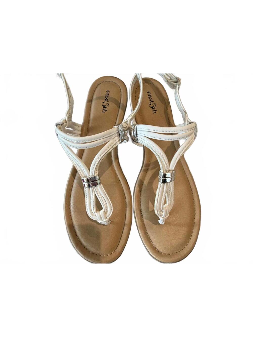 east 5th | Women's White Sandals | Size 8 | 1097